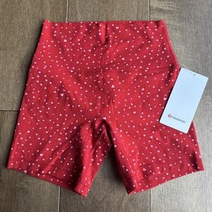 Lululemon Align No Line High-Rise Short 6” Oxford Red Sz 6 New